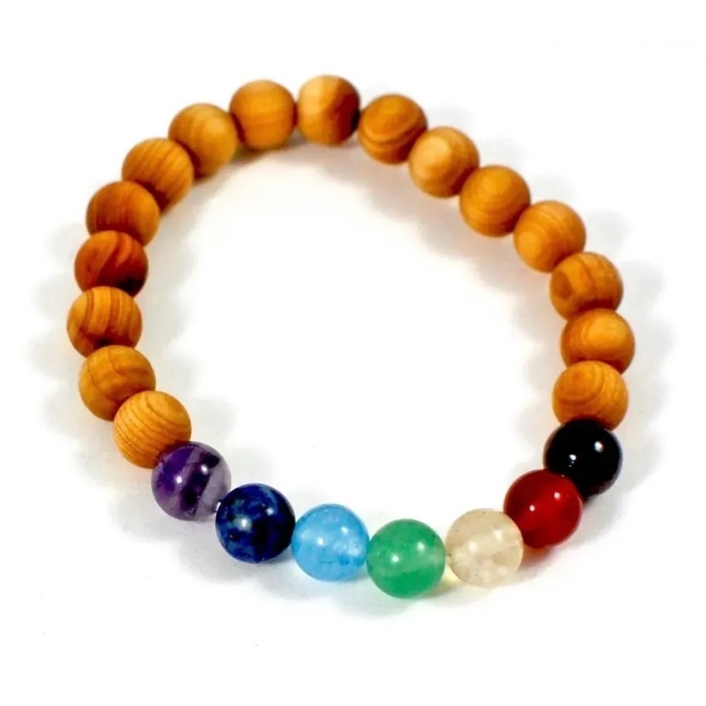 Sandalwood Chakra Bracelet